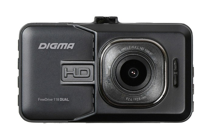 Видеорегистратор Digma FreeDrive 118 DUAL черный 1.3Mpix 1080x1920 1080p 150гр. JL5112