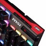 Клавиатура MSI VIGOR GK80 RU механическая черный USB Multimedia for gamer LED