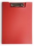 Папка клип-борд Бюрократ -PD602RED A4 пластик 1.2мм красный