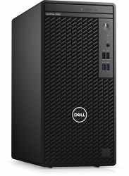ПК Dell Optiplex 3080 MT i5 10500 (3.1)/8Gb/SSD256Gb/UHDG 630/DVDRW/Windows 10 Professional/GbitEth/260W/клавиатура/мышь/черный