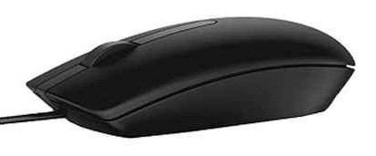 Мышь Dell MS116 черный оптическая (1000dpi) USB (2but)