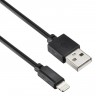 Кабель Digma USB A (m) Lightning (m) 0.15м черный