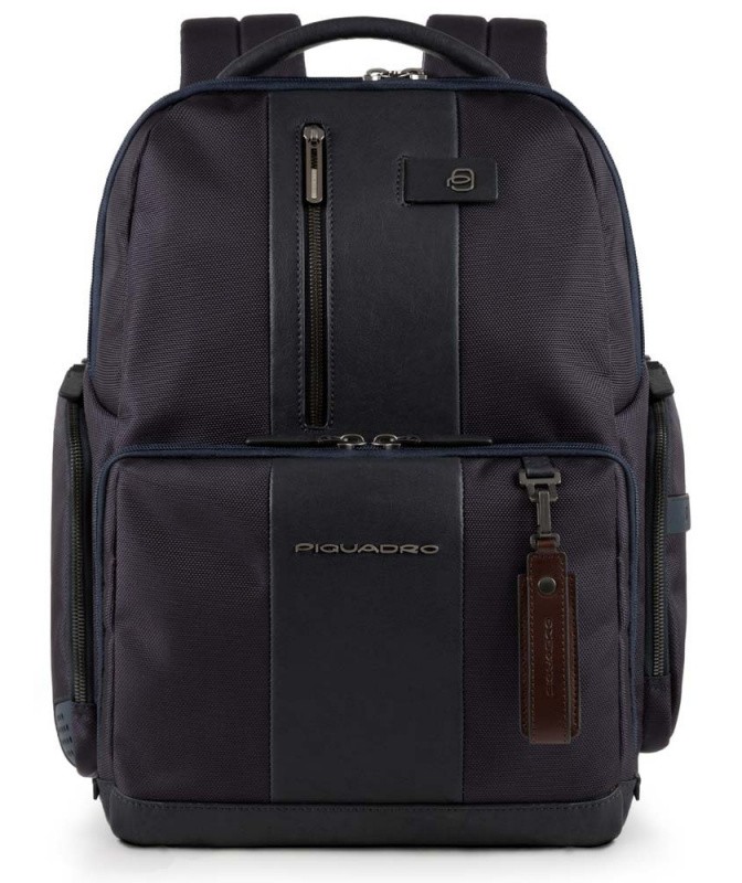 Рюкзак мужской Piquadro Brief CA4439BRBM/BLU синий натур.кожа/ткань