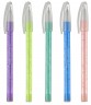 Ручка шариковая Silwerhof STARRY (026156-00) Цветландия однораз. 0.7мм ассорти синие чернила пластик.стакан