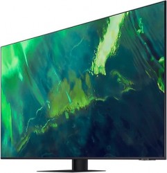 Телевизор QLED Samsung 55" QE55Q70AAUXRU Q темно-серый/Ultra HD/120Hz/DVB-T2/DVB-C/DVB-S2/USB/WiFi/Smart TV (RUS)