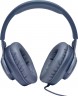 Наушники с микрофоном JBL Quantum 100 синий 1.2м мониторные оголовье (JBLQUANTUM100BLU)