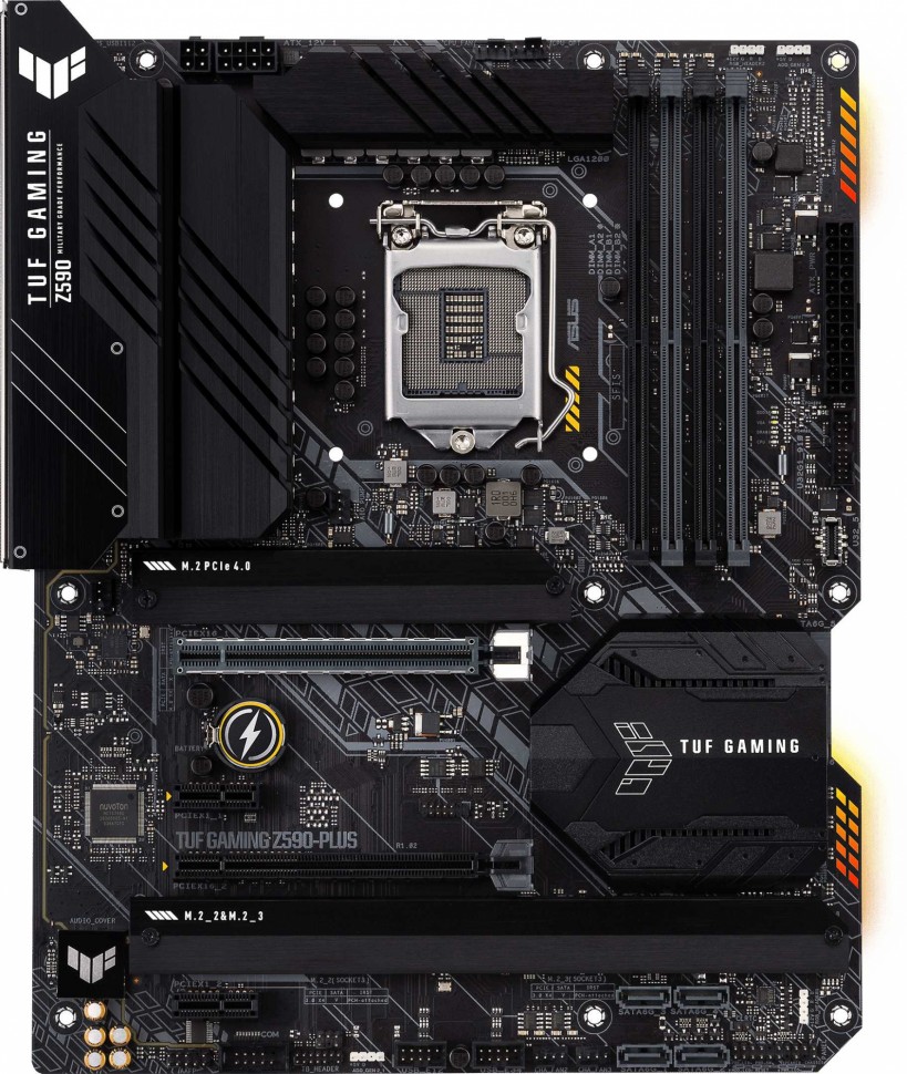 Материнская плата Asus TUF GAMING Z590-PLUS Soc-1200 Intel Z590 4xDDR4 ATX AC`97 8ch(7.1) 2.5Gg RAID