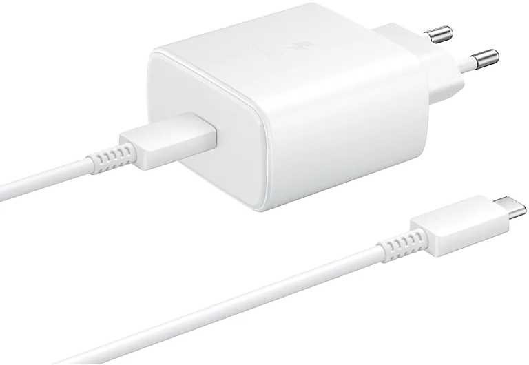 Сетевое зар./устр. Samsung EP-TA845 3A PD для Samsung кабель USB Type C белый (EP-TA845XWEGRU)
