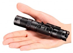 Фонарь ручной Nitecore MH12GT черный лам.:светодиод. 18650x1 (16597)