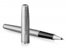 Ручка роллер Parker Sonnet T546 (2146875) Stainless Steel CT F черные чернила подар.кор.