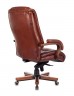 Кресло руководителя Бюрократ T-9925WALNUT светло-коричневый Leather Eichel кожа крестовина металл/дерево