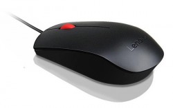 Мышь Lenovo Essential черный оптическая (1600dpi) USB (2but)