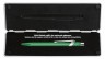 Ручка шариковая Carandache Office Popline Metal-X (849.712) Green Metallic M синие чернила подар.кор.