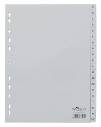 Разделитель индексный Durable 6513-10 A4 пластик A-Z