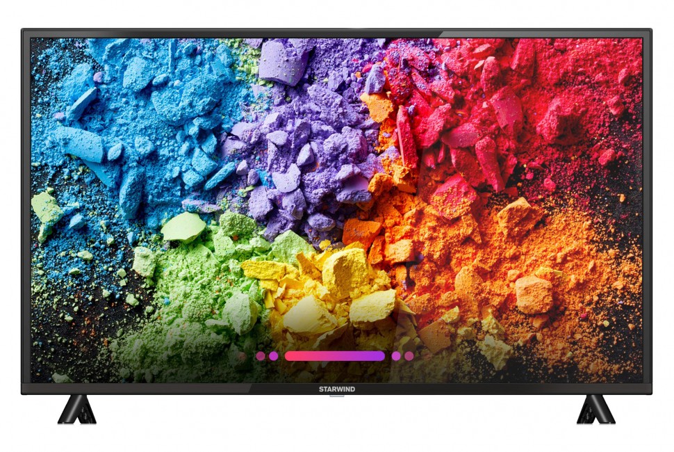 Телевизор LED Starwind 42" SW-LED42SB300 черный/FULL HD/60Hz/DVB-T/DVB-T2/DVB-C/DVB-C2/DVB-S/DVB-S2/USB/WiFi/Smart TV (RUS)