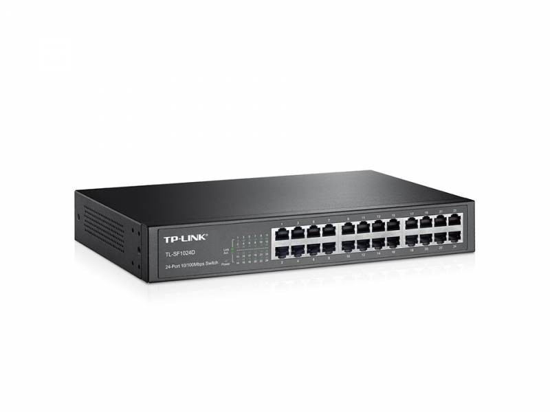 Коммутатор TP-Link TL-SF1024D 24x100Mb неуправляемый