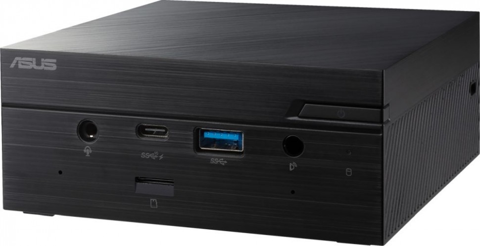 Неттоп Asus PN62S-BB3040MD i3 10110U (2.1)/UHDG/noOS/GbitEth/WiFi/BT/65W/черный