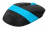 Мышь A4Tech Fstyler FG10S черный/синий оптическая (2000dpi) silent беспроводная USB (4but)