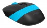 Мышь A4Tech Fstyler FG10S черный/синий оптическая (2000dpi) silent беспроводная USB (4but)