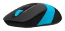 Мышь A4Tech Fstyler FG10S черный/синий оптическая (2000dpi) silent беспроводная USB (4but)