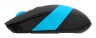 Мышь A4Tech Fstyler FG10S черный/синий оптическая (2000dpi) silent беспроводная USB (4but)