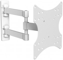 Кронштейн для телевизора Ultramounts UM 867W белый 23"-42" макс.20кг настенный поворот и наклон