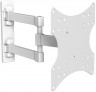 Кронштейн для телевизора Ultramounts UM 867W белый 23"-42" макс.20кг настенный поворот и наклон