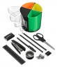 Настольный набор Silwerhof (10 предметов) пластик черный