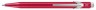 Ручка шариковая Carandache Office Popline Metal-X (849.780) Red Metallic M синие чернила подар.кор.