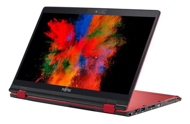 Трансформер Fujitsu LifeBook U9310X Core i5 10210U/16Gb/SSD512Gb/Intel UHD Graphics/13.3"/Touch/FHD (1920x1080)/noOS/red/WiFi/BT/Cam