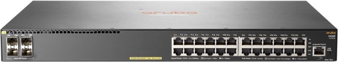 Коммутатор HPE Aruba 2930F JL261A 24G 4SFP 24PoE+ 370W управляемый