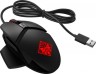 Мышь HP Omen Reactor черный/красный оптическая (16000dpi) USB для ноутбука (6but)