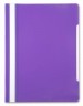 Папка-скоросшиватель Бюрократ -PS20VIO A4 прозрач.верх.лист пластик фиолетовый 0.12/0.16