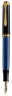 Ручка перьевая Pelikan Souveraen M 400 (PL994947) черный/синий M перо золото 14K покрытое родием подар.кор.