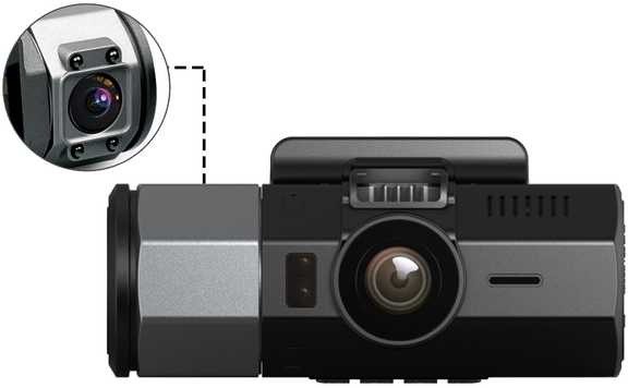 Видеорегистратор TrendVision Twins черный 1.8Mpix 1080x1920 1080p 1080гр. GPS NTK96660