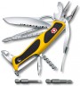 Нож перочинный Victorinox RangerGrip Boatsman (0.9798.MWC8) 130мм 22функций желтый/черный карт.коробка