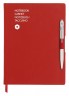 Записная книжка Carandache Office (8491.403) красный A5 192стр. в линейку в компл.:ручка шариковая 849 белый