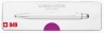 Ручка шариковая Carandache Office Popline Metal-X (849.850) Violet Metallic M синие чернила подар.кор.