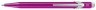 Ручка шариковая Carandache Office Popline Metal-X (849.850) Violet Metallic M синие чернила подар.кор.