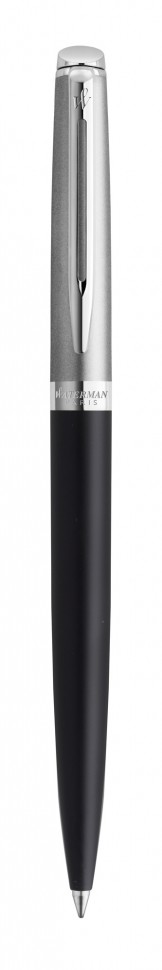 Ручка шариковая Waterman Hemisphere (2146586) Matte SS Black CT M синие чернила подар.кор.