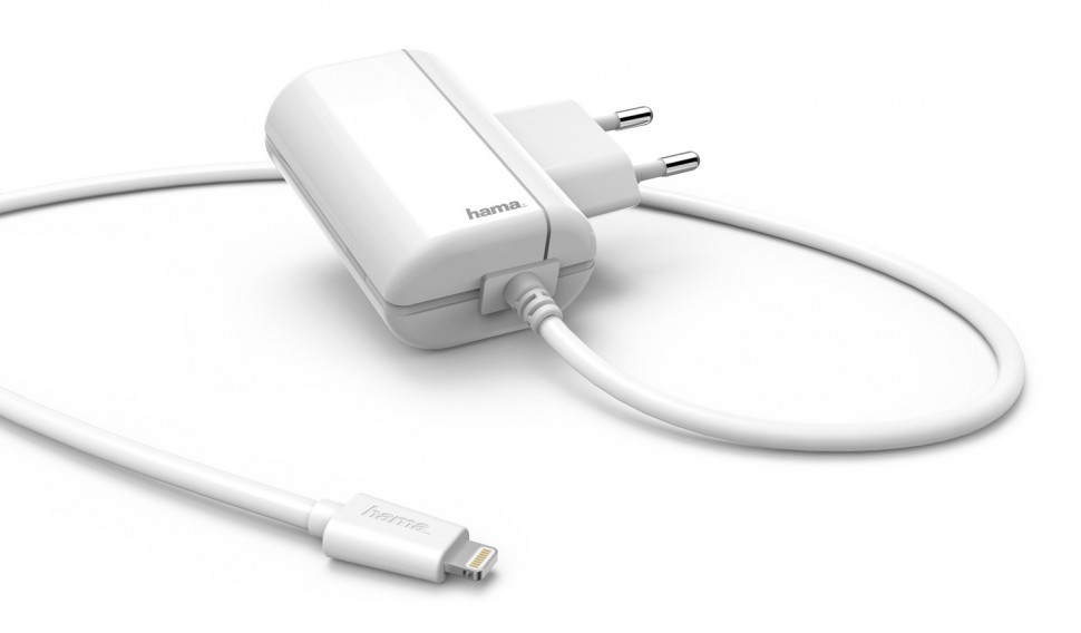 Сетевое зар./устр. Hama H-178262 2.4A для Apple белый (00178262)