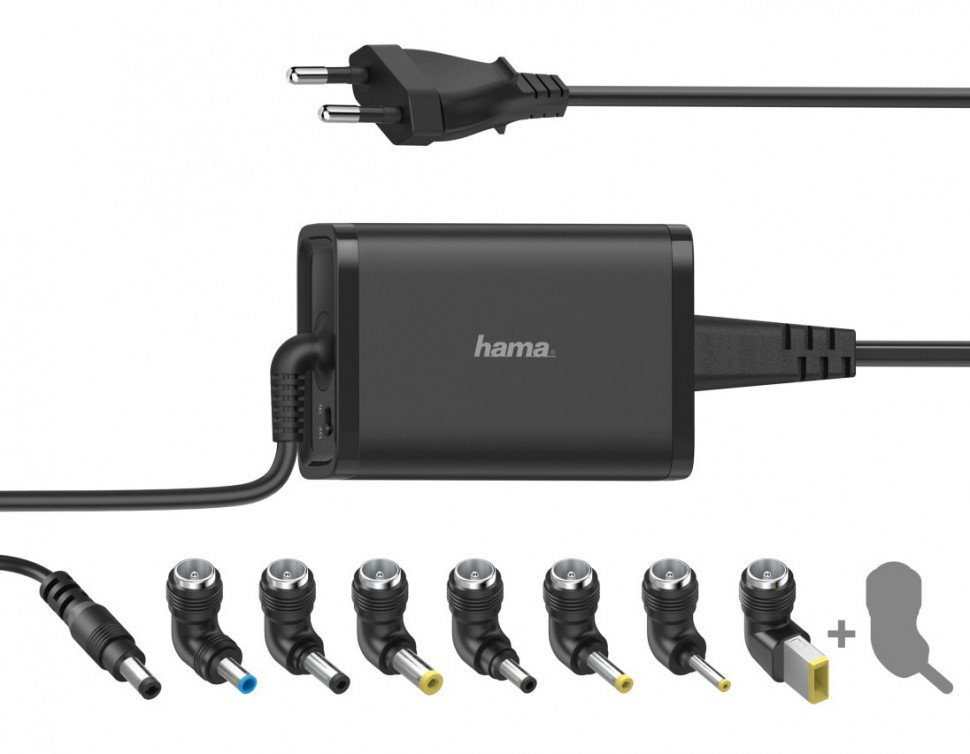 Блок питания Hama H-200001 автоматический 45W 15V-19V 8-connectors 3A от бытовой электросети