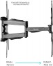 Кронштейн для телевизора Onkron M5 черный 32"-70" макс.36.4кг настенный поворот и наклон
