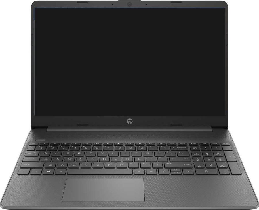 Ноутбук HP 15s-fq1080ur Core i3 1005G1/4Gb/SSD256Gb/Intel UHD Graphics/15.6"/IPS/FHD (1920x1080)/Free DOS 3.0/grey/WiFi/BT/Cam