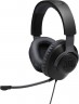 Наушники с микрофоном JBL Quantum 100 черный 1.2м мониторные оголовье (JBLQUANTUM100BLK)