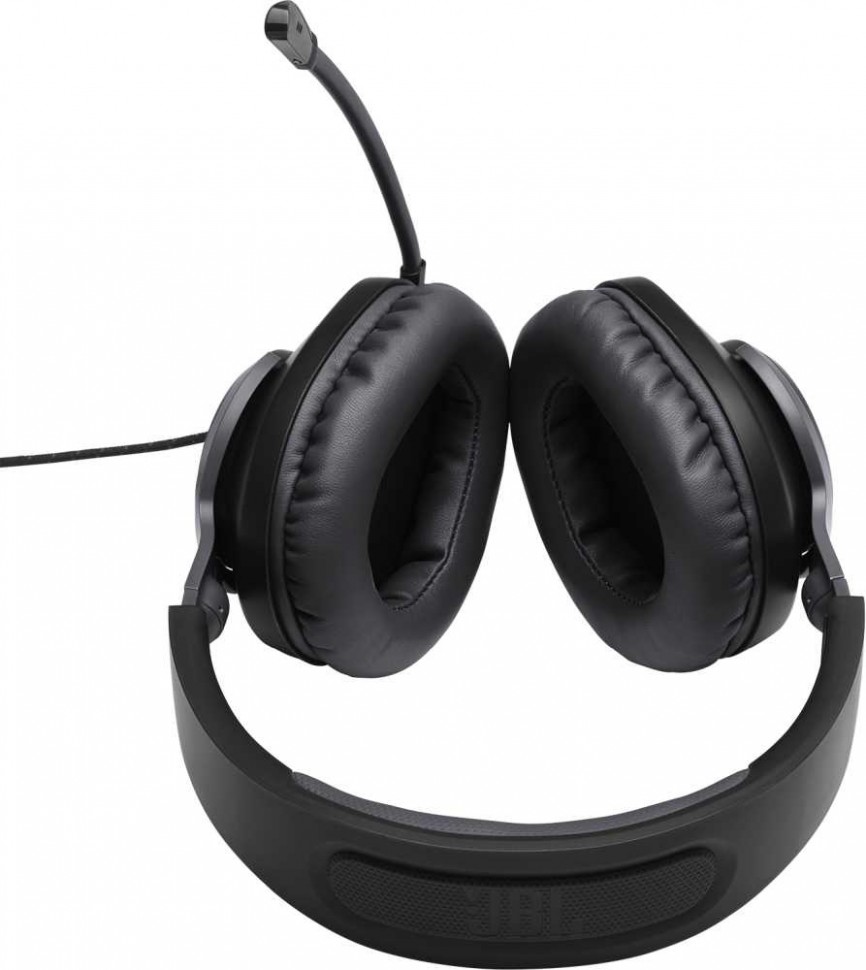Наушники с микрофоном JBL Quantum 100 черный 1.2м мониторные оголовье (JBLQUANTUM100BLK)