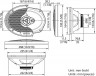 Колонки автомобильные Kenwood KFC-S6966 400Вт 91дБ 4Ом 16x23см (6x9дюйм) (ком.:2кол.) коаксиальные трехполосные