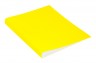 Папка метал.зажим Бюрократ Double Neon DNE07CYEL A4 пластик 0.7мм кор.27мм карм.прод.внут. желтый