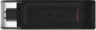 Флеш Диск Kingston 64Gb DataTraveler 70 Type-C DT70/64GB USB3.2 черный