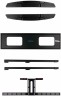 Кронштейн для телевизора Kromax ATLANTIS-99 черный 40"-65" макс.35кг настенный поворот и наклон верт.перемещ.